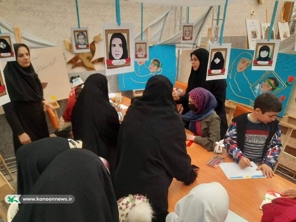 غرفهی فرهنگی و هنری کانون اردبیل در مجتمع ولایت برپا شد