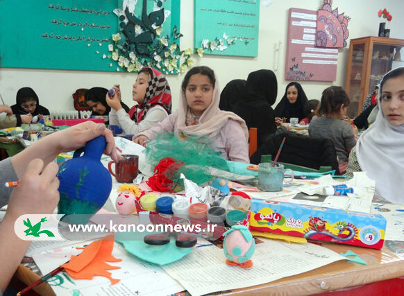 یومورتا بویاسی / جشنواره تخم مرغهای رنگی در مرکز شمارهی ۲ کانون مشگینشهر