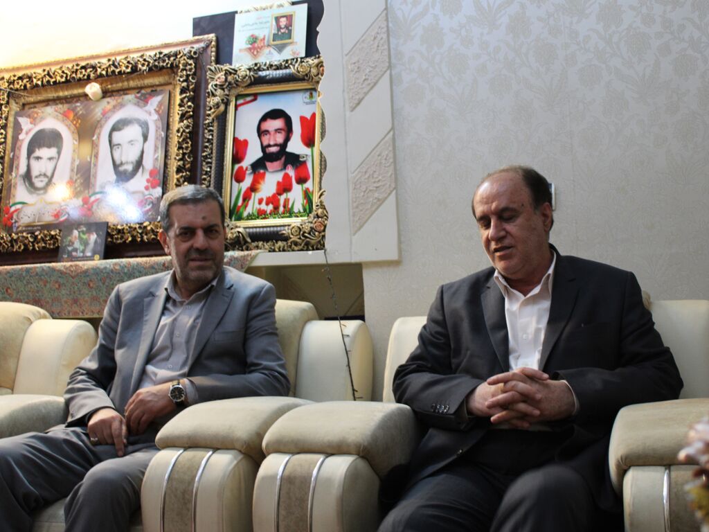 دیدار نوروزی با پدر شهیدان حاجی بابایی
