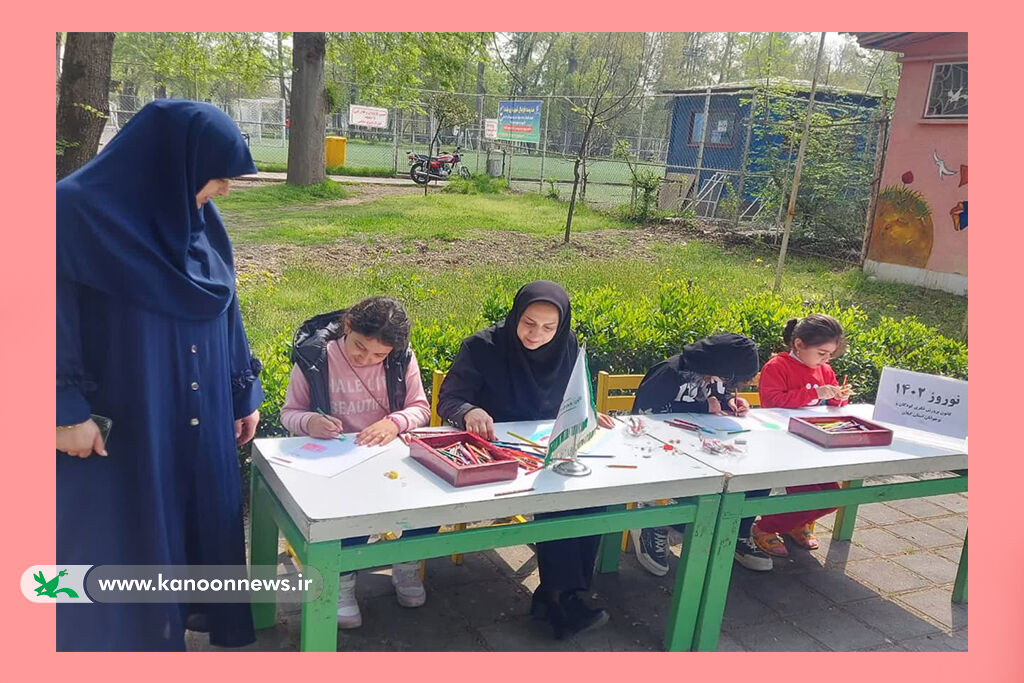 کودکان، «بهاران» را به تصویرکشیدند