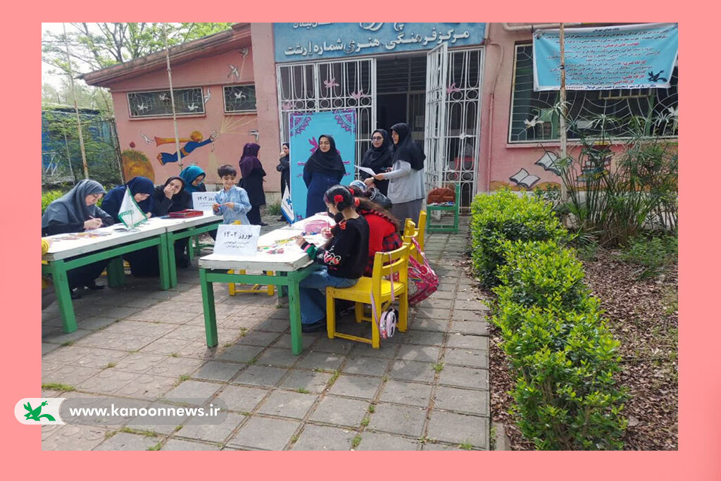 کودکان، «بهاران» را به تصویرکشیدند