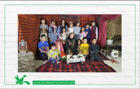 قصه‌گویی مربیان کانون خوزستان در جشن گرگیعان