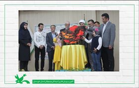 آیین رونمایی از کتابت قرآن کریم با هنر دست خوشنویسان خوزستانی برگزار شد