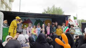 حضور پررنگ کانون استان قزوین در راه‌پیمایی روز قدس
