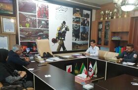 مدیر کل کانون فارس با سرپرست سازمان آتش‌نشانی و خدمات ایمنی دیدار کرد