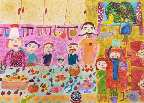 پرناز گودرزی 8 ساله از مرکز 5 کرمانشاه برنده دیپلم افتخار سی‌امین مسابقه بین‌المللی نقاشی هیکاری ژاپن