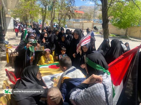 حضور مراکز فرهنگی هنری کانون کهگیلویه و بویراحمد در راهپیمایی روز قدس