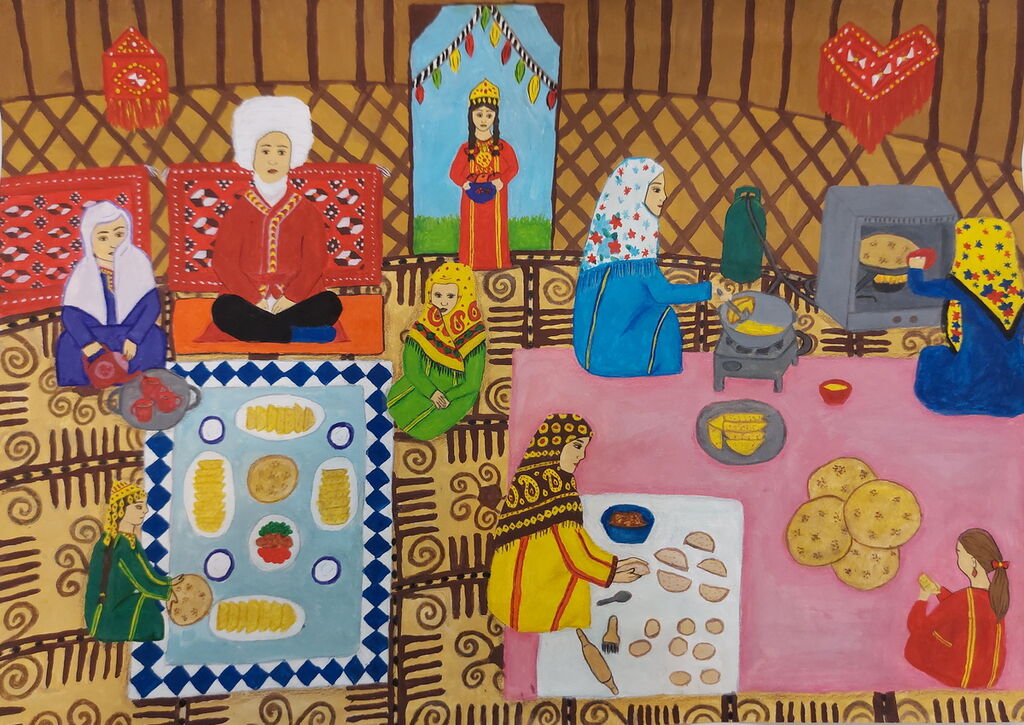 هنرنمایی اعضای کانون گلستان در در مسابقه بینالمللی نقاشی کودکان کشور ژاپن