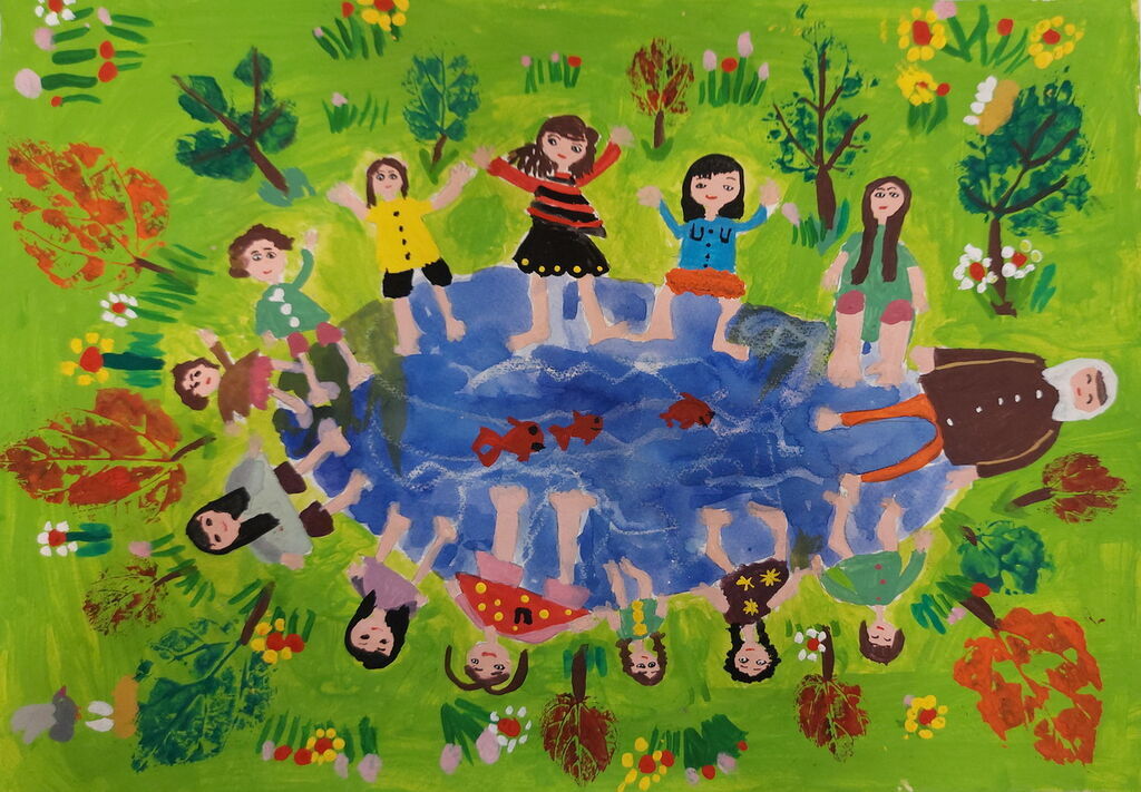 هنرنمایی ۲ کودک نقاشِ فارسی در ژاپن