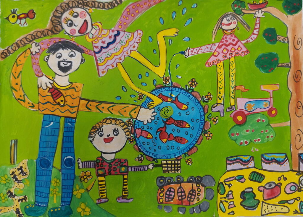 دیپلم افتخار سی‌امین مسابقه بین‌المللی نقاشی کودکان انجمن هیکاری ژاپن به کودک سنندجی رسید