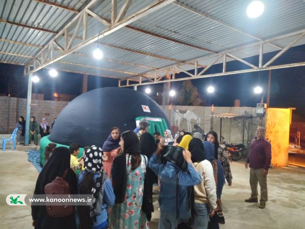 افطاری کودکان و نوجوانان بوشهری با طعم رصد آسمان