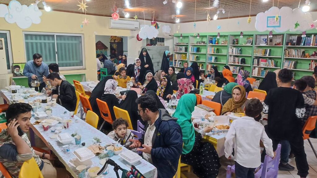 حضور امام جمعه بابل در جشن افطاری اعضای کانون بابل