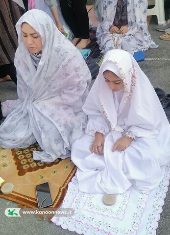 حضور اعضا مرکز شماره 2 کانون استان بوشهر در نماز عید فطر