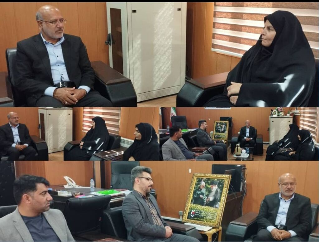 ذزب دیدار مدیرکل کانون پرورش فکری کودکان ونوجوانان استان با فرماندار ویژه شهرستان دهلران
