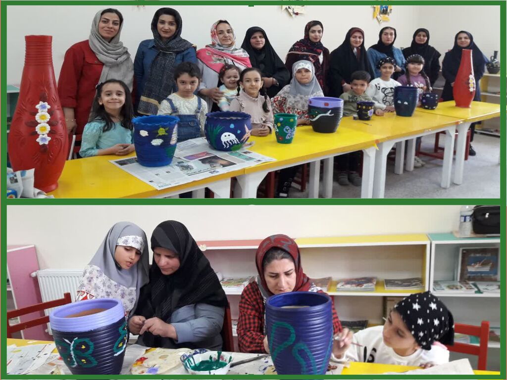 کارگاه خلاقیت آب،خاک، آفتاب در مجتمع کانون پرورش فکری کودکان و نوجوانان همدان برگزار شد