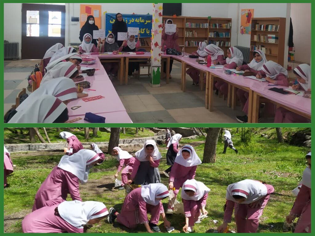 برگزاری مسابقه نقاشی هوای پاک در مرکز سرکان