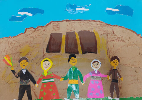 باران عبداللهزاده ۸ ساله از مرکز شماره 1 مهاباد کانون آذربایجان غربی