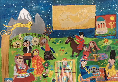 گلنار فضلاللهزاده ۱۰ ساله