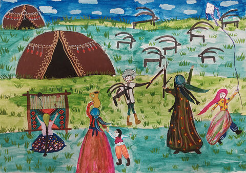 هستی محمدی ۱۱ ساله از مرکز ماکو کانون آذربایجان غربی