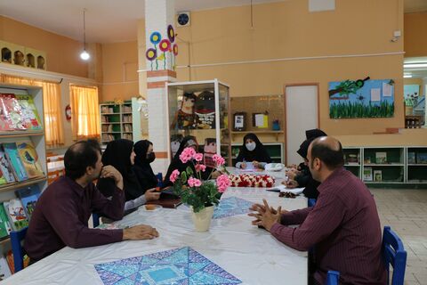 بازدید معاون و کارشناسان کانون فارس در مرکز شماره 4 شیراز