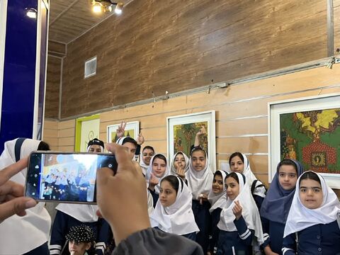 گزارش تصویری نمایشگاه نقاشی مجتمع آفرینش کرمانشاه