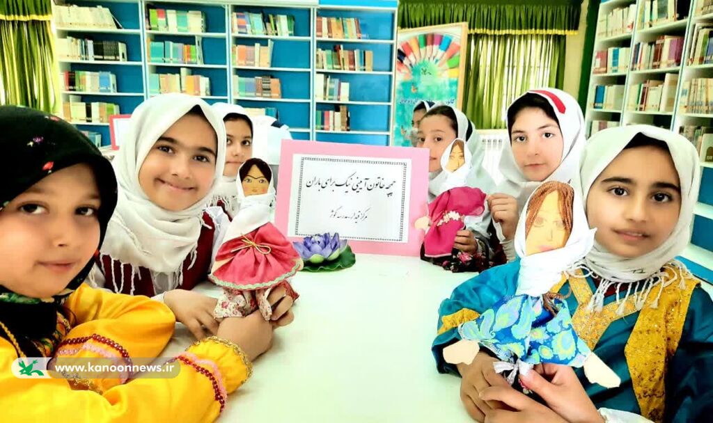 چمچه خاتون آیینی نیک برای طلب باران