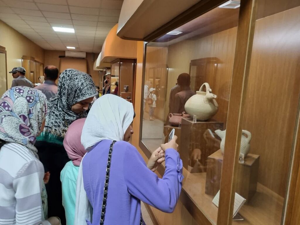 اعضای کودک و نوجوان کانون همدان مهمان سایت موزه تپه هگمتانه