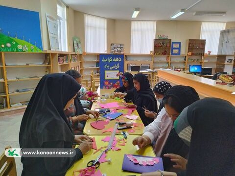 ویژه برنامه‌های روز دختر و آغاز دهه کرامت در مراکز کانون آذربایجان شرقی- مرکز ورزقان