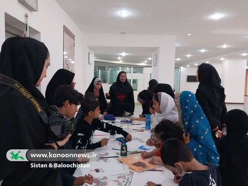 بازدید اعضای کانون پرورش فکری سیستان و بلوچستان از موزه‌ی منطقه‌ای جنوب شرق ایران