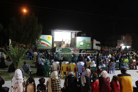 اجراهای تماشاخانه سیار کانون در برنامه مسیر هشتم در استان خوزستان