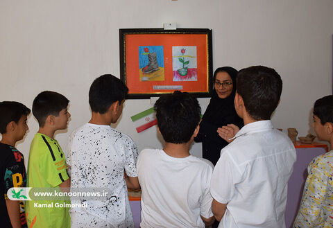 نمایشگاه نقاشی کانون لرستان با موضوع آزادسازی خرمشهر