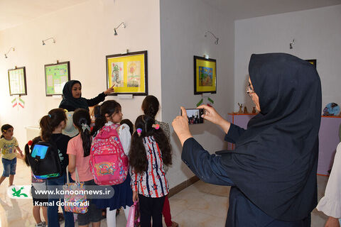 نمایشگاه نقاشی کانون لرستان با موضوع آزادسازی خرمشهر