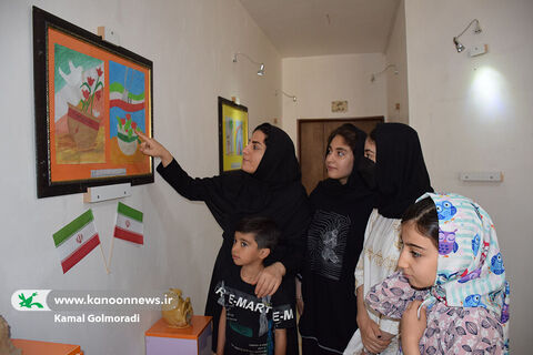 نمایشگاه نقاشی کانون لرستان با موضوع آزادسازی خرمشهر