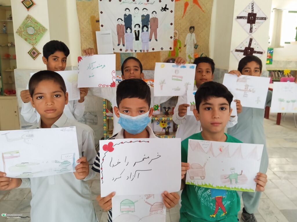 گرامیداشت هفتهی مقاومت و پیروزی در مراکز فرهنگیهنری کانون پرورش فکری سیستان و بلوچستان(بخش دوم)