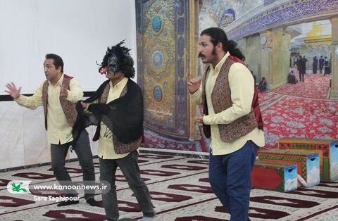 سومین اجرای تماشاخانه سیار کانون در استان خوزستان_ شهرستان بهبهان_ منطقه منصوریه
