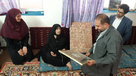 هم‌زمان با سالروز آزاد سازی خرمشهر،  با مادر شهید والامقام علی اصغر نبی‌پور دیدار شد
