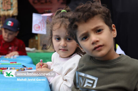 پیادهراه اسفریس/ برپاییموکب فرهنگی و هنری کانون استان اردبیل در دهه کرامت