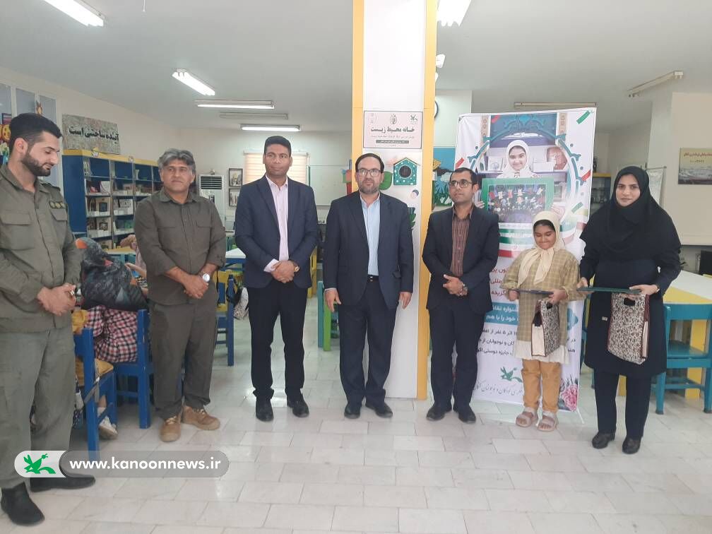 اعضا کانون پرورش فکری مرکزکنگان صاحب خانه محیط زیست شدند