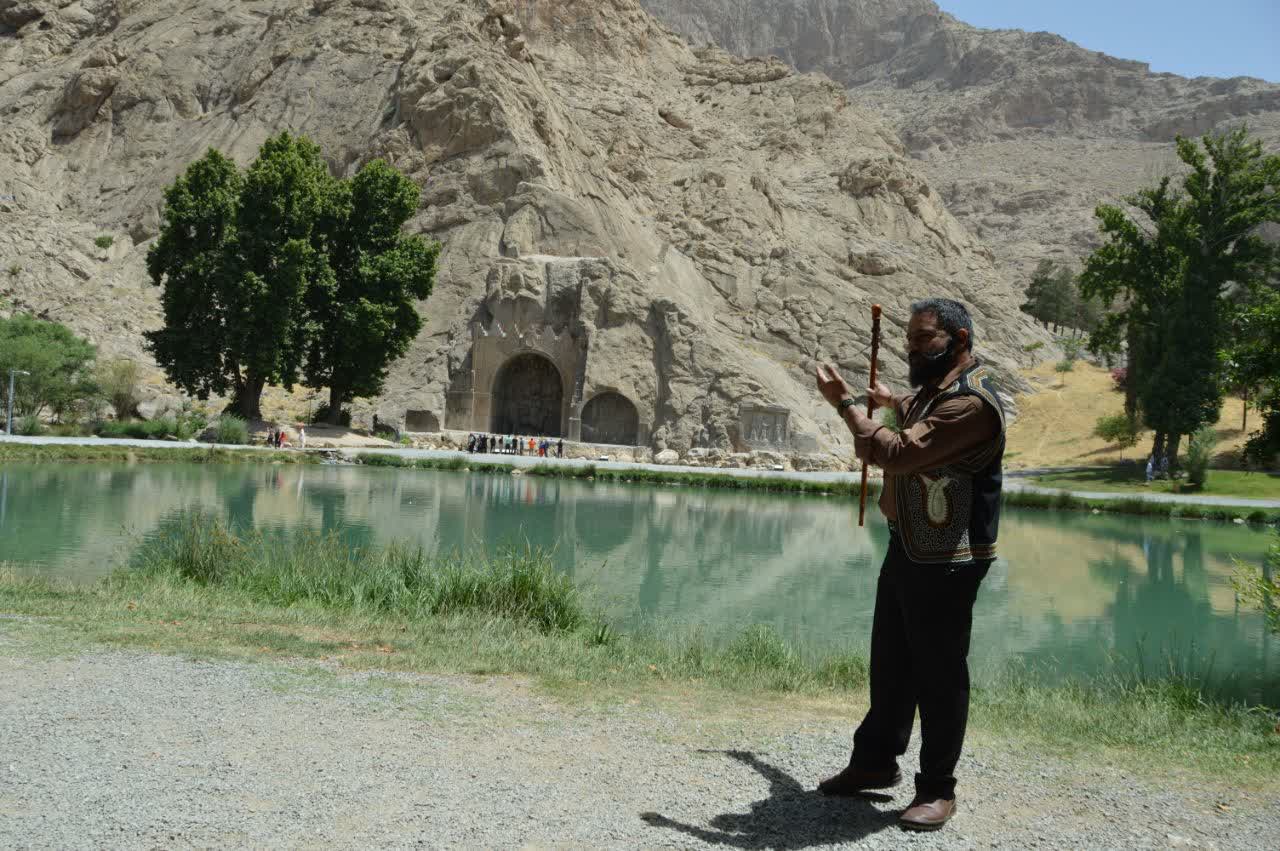 برگزاری مراسم باشکوه ثبت ملی قصه گویی در طاق بستان کرمانشاه