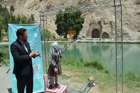 گزارش تصویری برگزاری مراسم با شکوه ثبت ملی قصه گویی در طاق بستان کرمانشاه