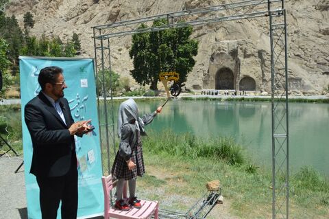 برگزاری مراسم با شکوه ثبت ملی قصه گویی در طاق بستان کرمانشاه گزارش تصویری