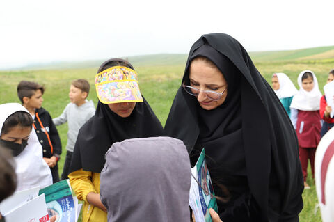 کاروان پیک امید کانون اردبیل در روستای دگرماندرق نمین