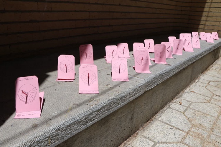 همایش انقلاب تابستانی و آشنایی با ساخت ساعت آفتابی