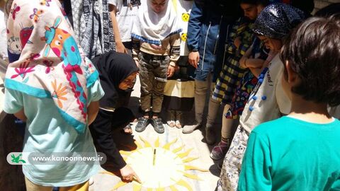 رویداد تابستانی و ساخت ساعت خورشیدی در مراکز کانون آذربایجان شرقی - مرکز ملکان
