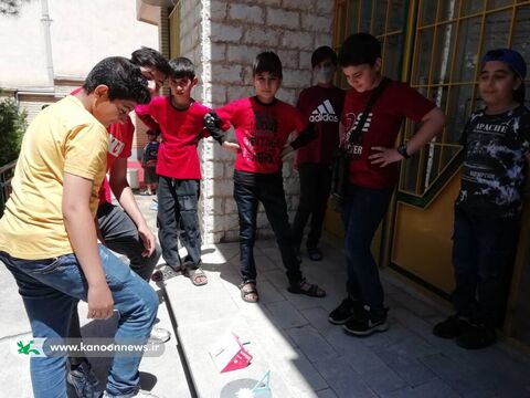 رویداد تابستانی و ساخت ساعت خورشیدی در مراکز کانون آذربایجان شرقی - مرکز شماره ۵ تبریز