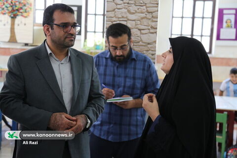 بازدید معاون سیاسی استاندار بوشهر از کانون پرورش فکری استان به روایت تصویر