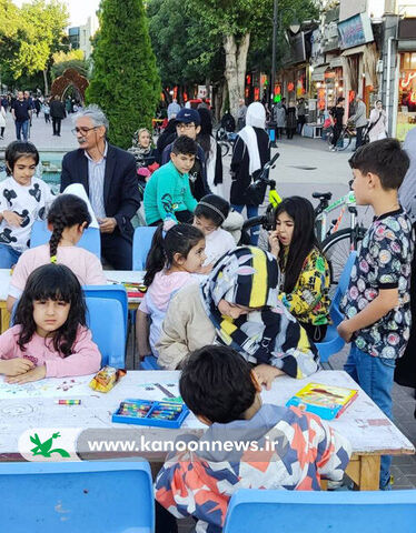غرفه فرهنگی و ایستگاه نقاشی کانون استان اردبیل در گرامیداشت هفته‌ی مبارزه با مواد مخدر