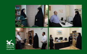 بازدید مریم حقی از اداره کل استان تهران به مناسبت تبریک اعیاد