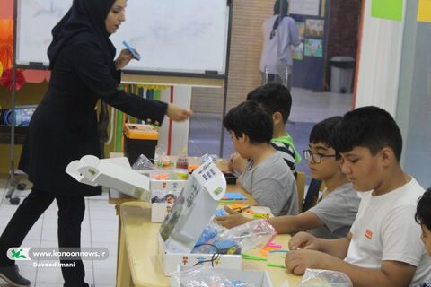 استقبال از کارگاه‌های تابستانی رباتیک در مجتمع کانون تبریز - کارگاه رباتیک ترم یک