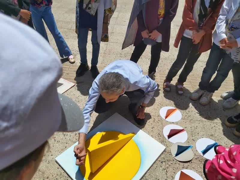 اجرای ویژهبرنامه علمی ساخت ساعت خورشیدی